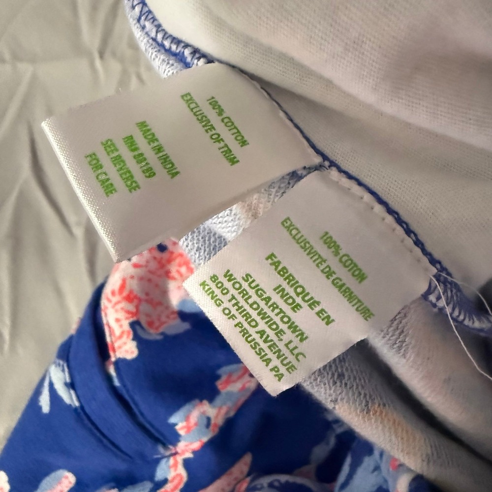 NWT Lilly Pulitzer Emora Knit Pant Swim on over Borealis Blue SZ SMALL - Picture 7 of 10